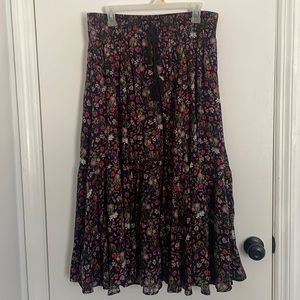 Torrid boho maxi skirt size 1
